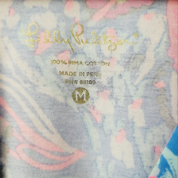 Lily Pulitzer Amina Fantasy Garden Cotton Tunic Top - Picture 5 of 7